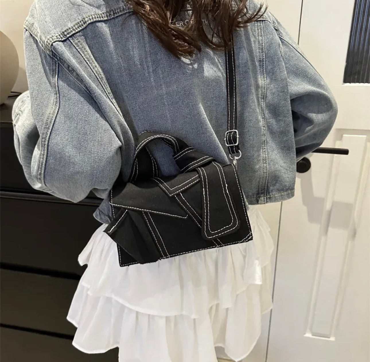 Meg Clad-flap Shoulder Bag